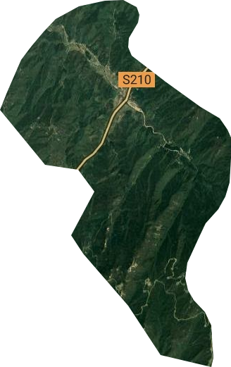 三潭风景区卫星图