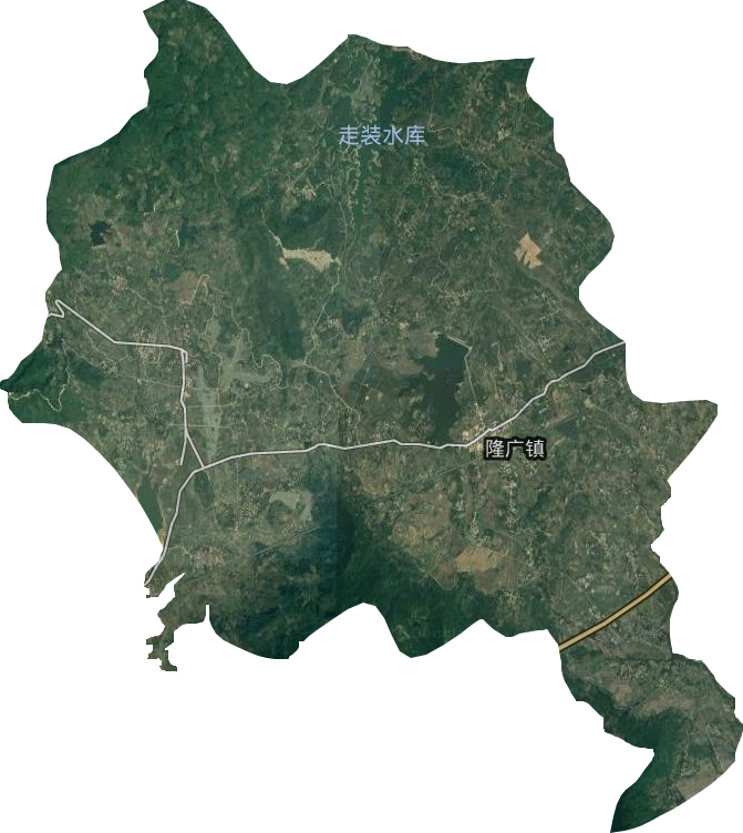 隆广镇卫星图