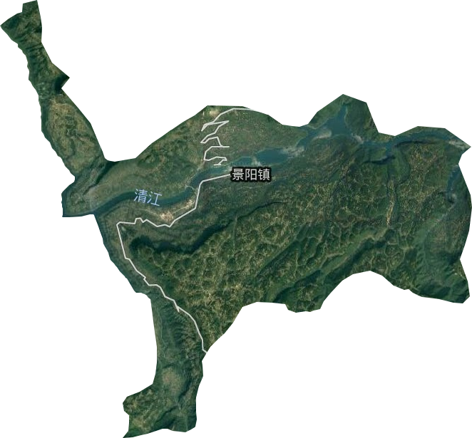 景阳镇卫星图