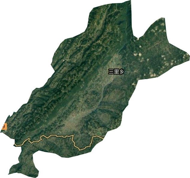 三里乡卫星图