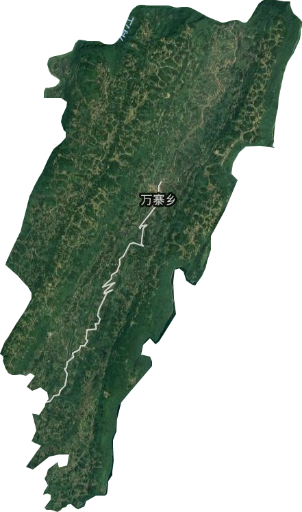 万寨乡卫星图