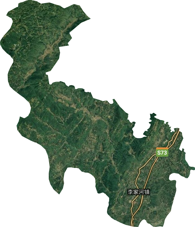 李家河乡卫星图