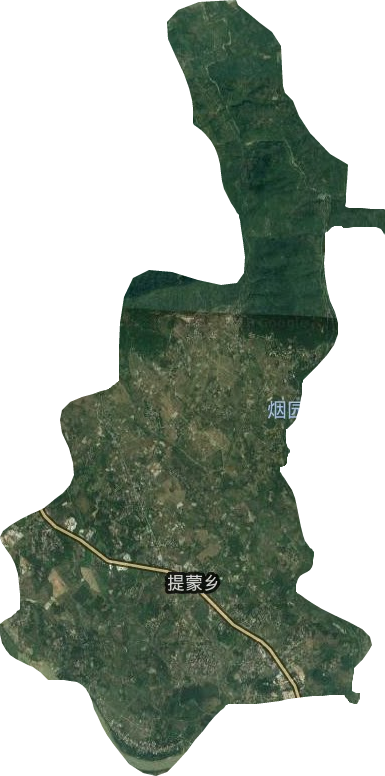 提蒙乡卫星图