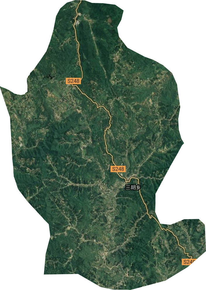 三胡乡卫星图