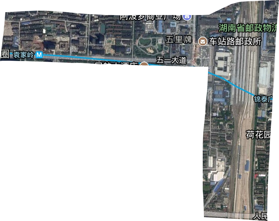 五里牌街道卫星图