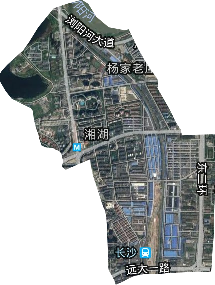 湘湖街道卫星图