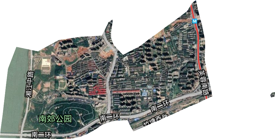 赤岭路街道卫星图