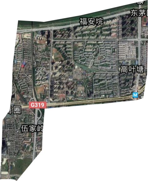 伍家岭街道卫星图