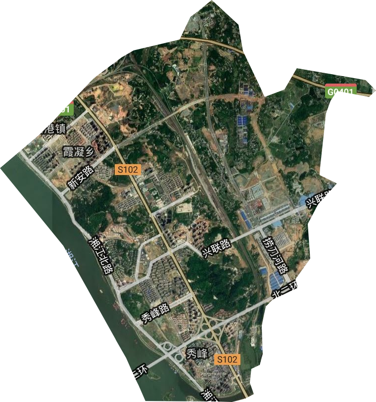 秀峰街道卫星图