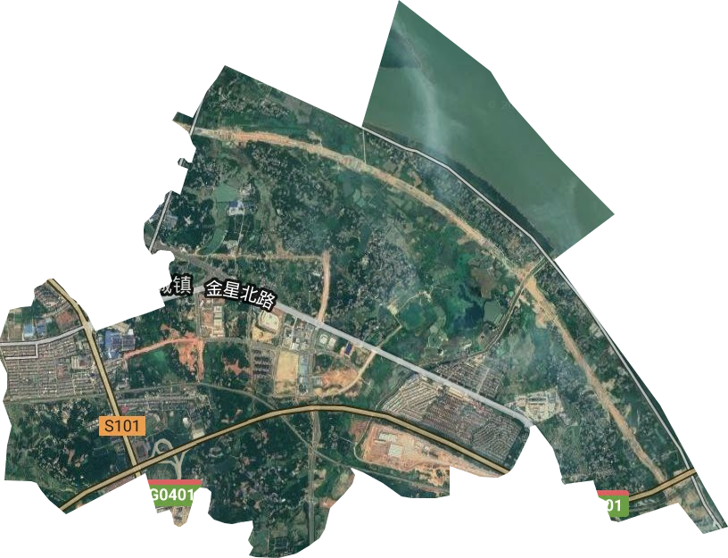 大泽湖街道卫星图
