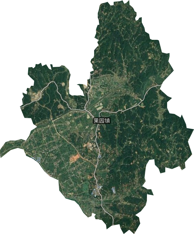 果园镇卫星图