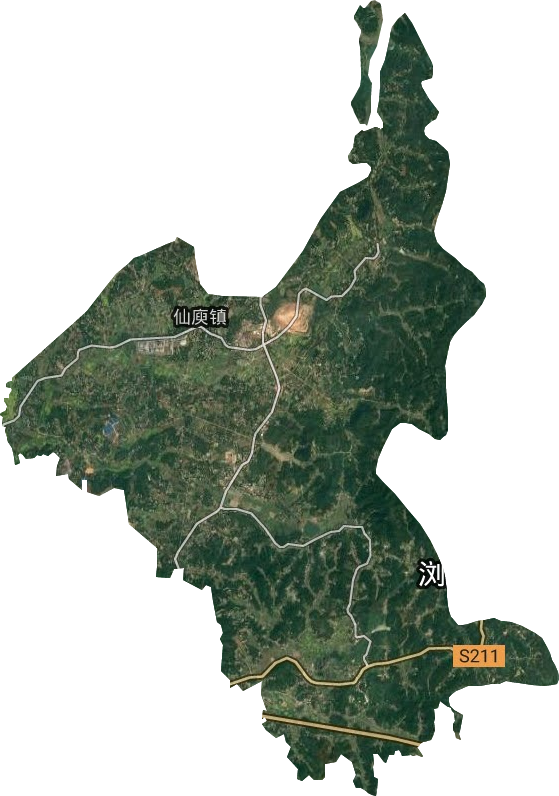 仙庾镇卫星图