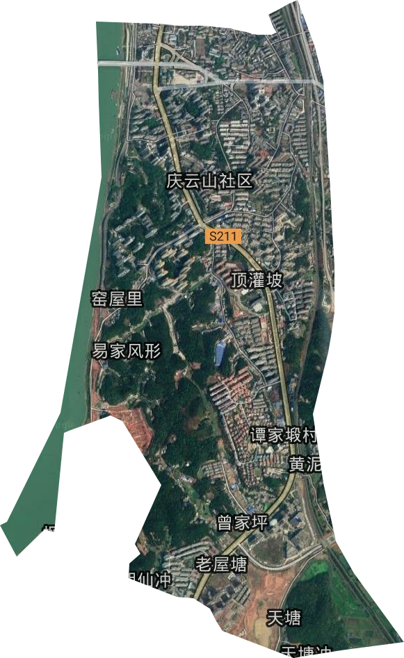 庆云街道卫星图