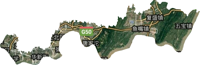 江北区卫星图