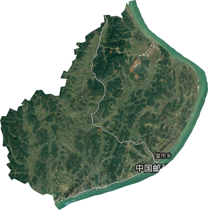 堂市乡卫星图