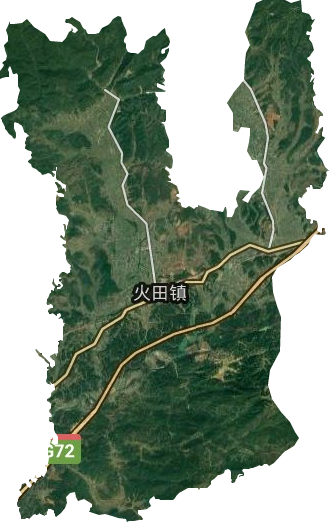 火田镇卫星图