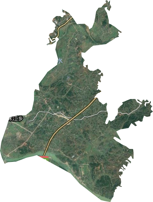洣江乡卫星图