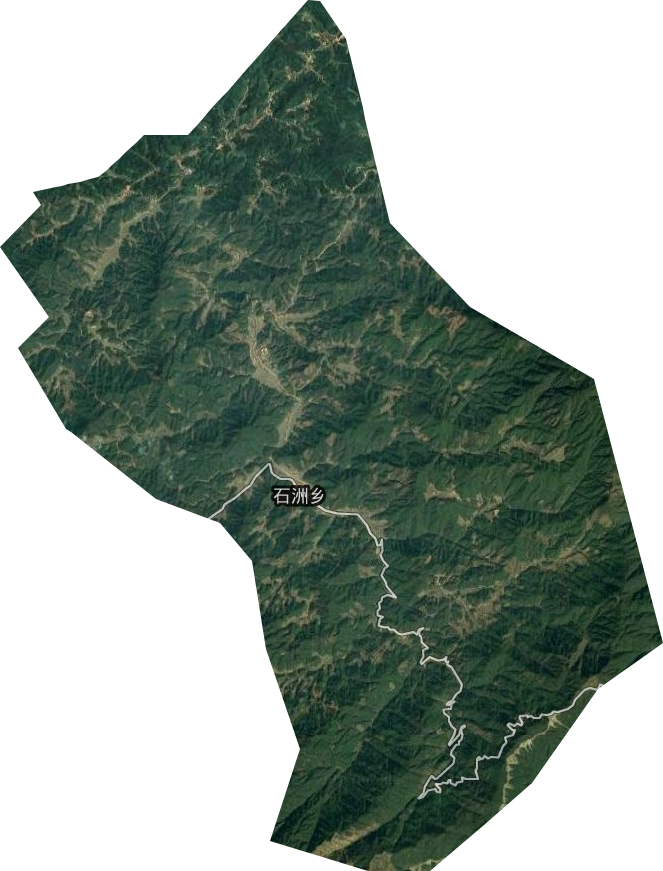 石洲乡卫星图