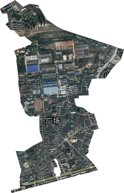 广场街道卫星图