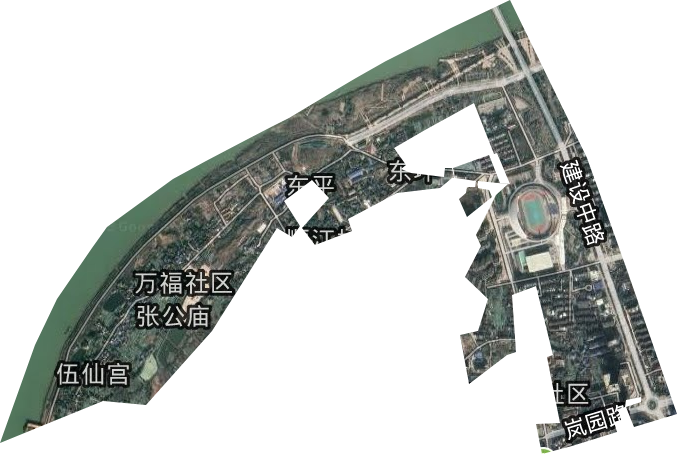 东坪街道卫星图