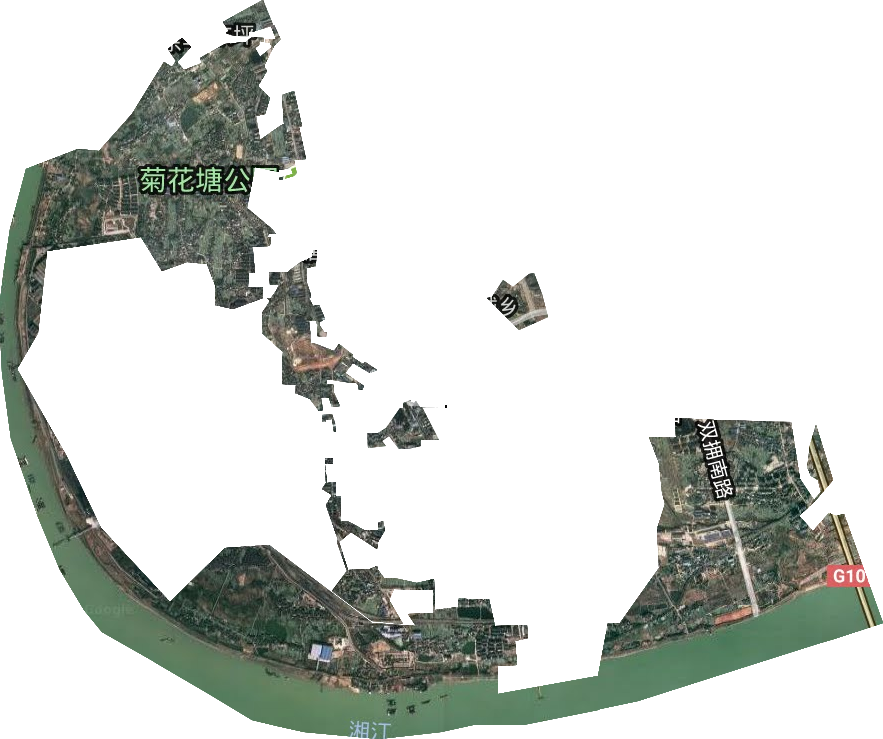 霞城乡卫星图