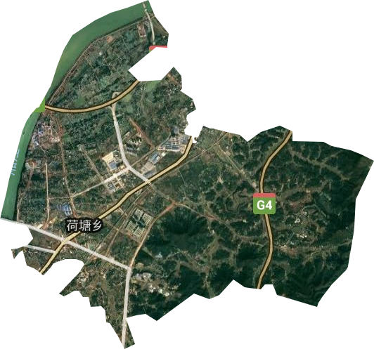 荷塘乡卫星图