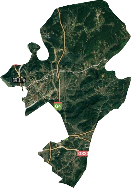 昭山乡卫星图
