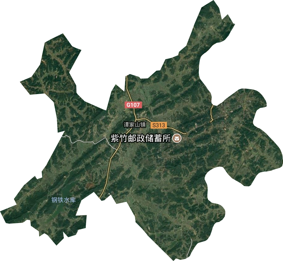 谭家山镇卫星图