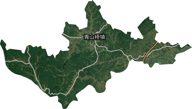 青山桥镇卫星图