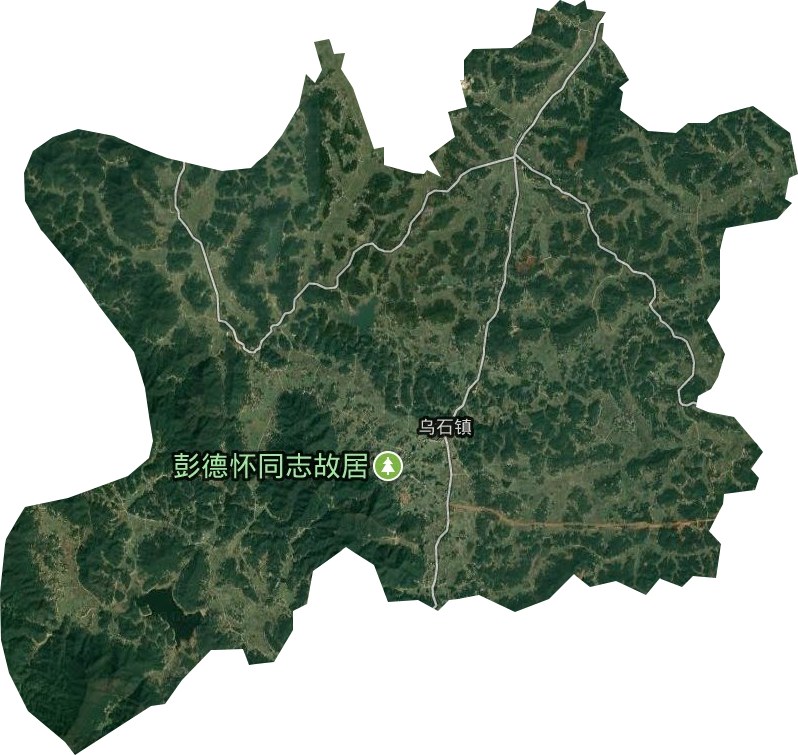乌石镇卫星图