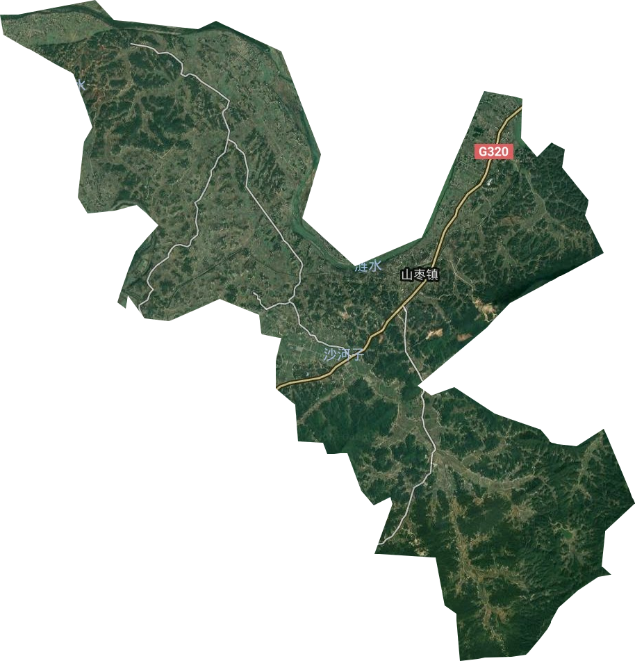 山枣镇卫星图