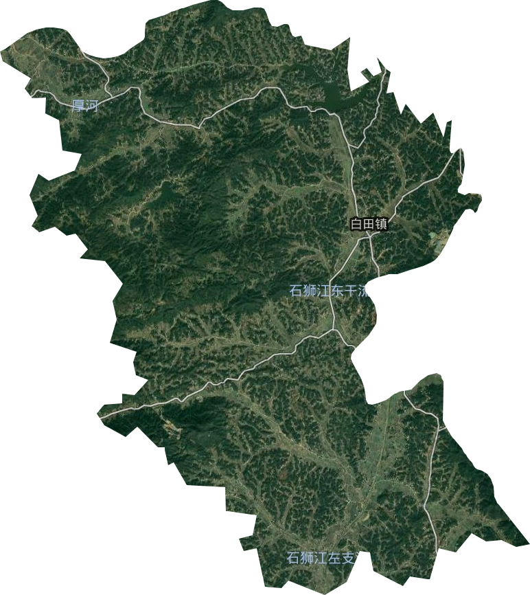 白田镇卫星图