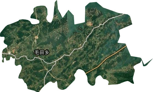 毛田镇卫星图