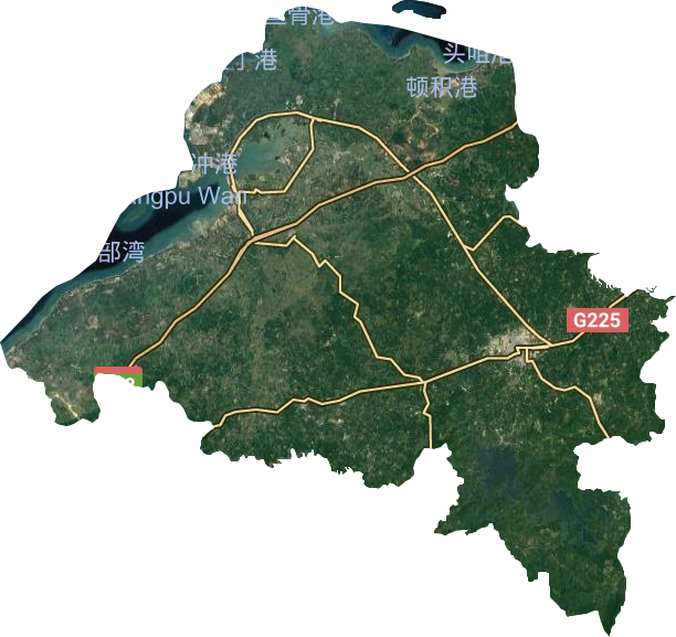 儋州市卫星图