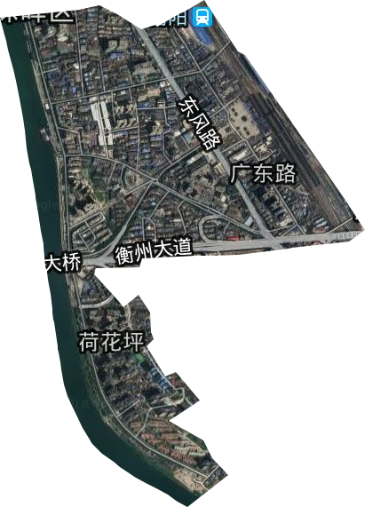 广东路街道卫星图