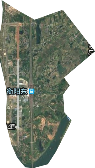 衡州路街道卫星图