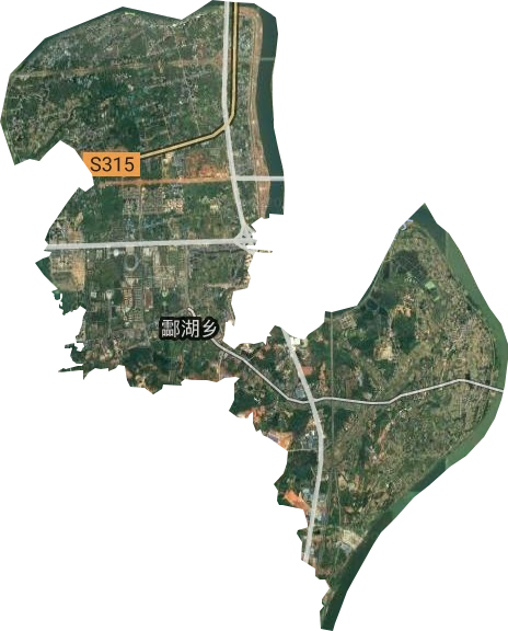 酃湖乡卫星图