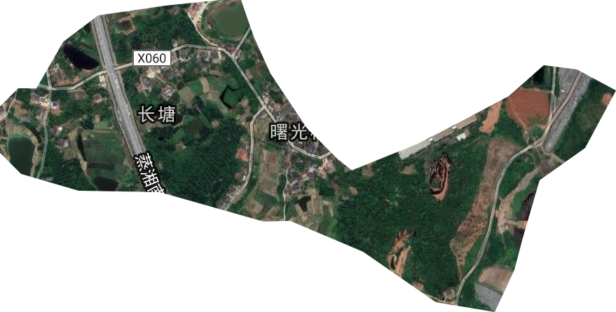 松林茶场卫星图