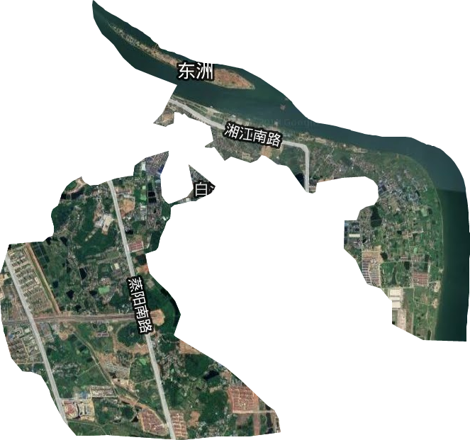 湘江乡卫星图