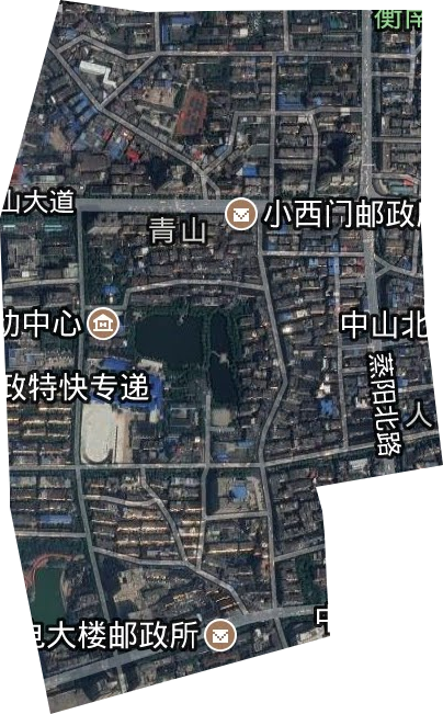 青山街道卫星图