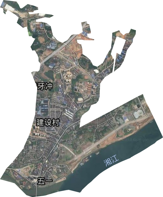 五一街道卫星图