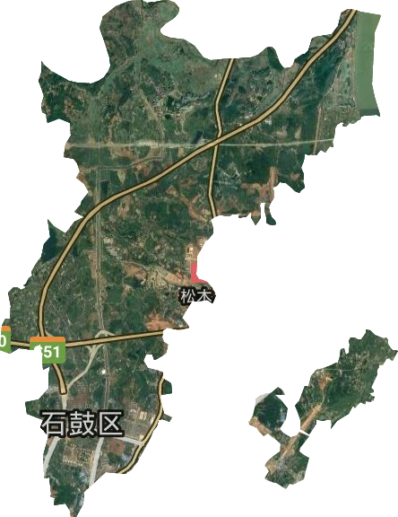 松木乡卫星图
