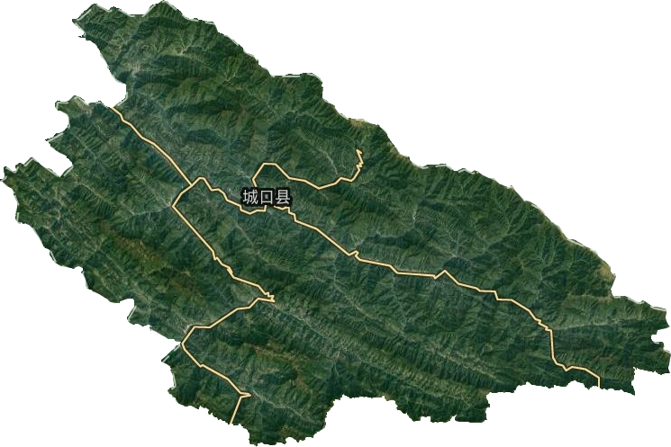 城口县卫星图