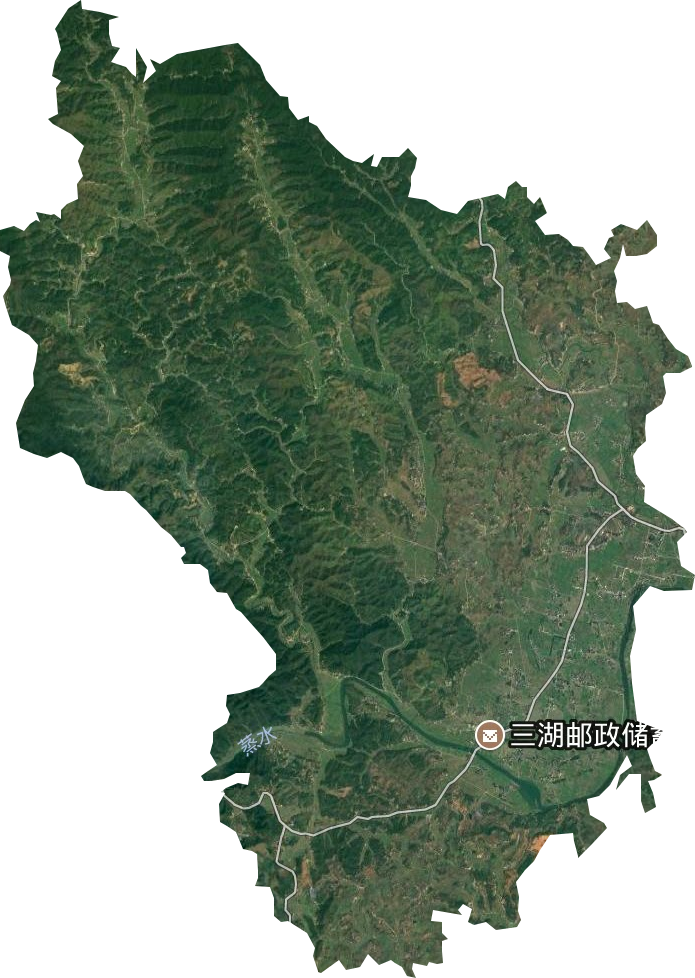 三湖镇卫星图
