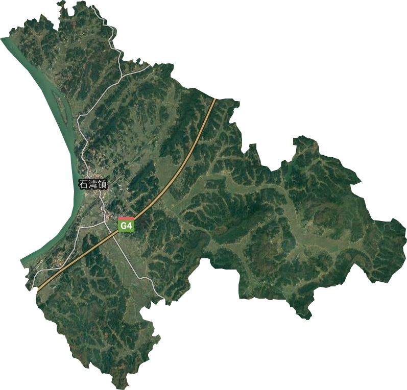 石湾镇卫星图