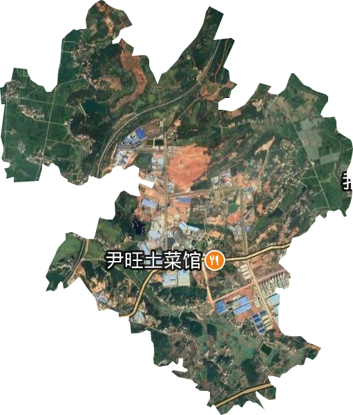 大浦工业园卫星图