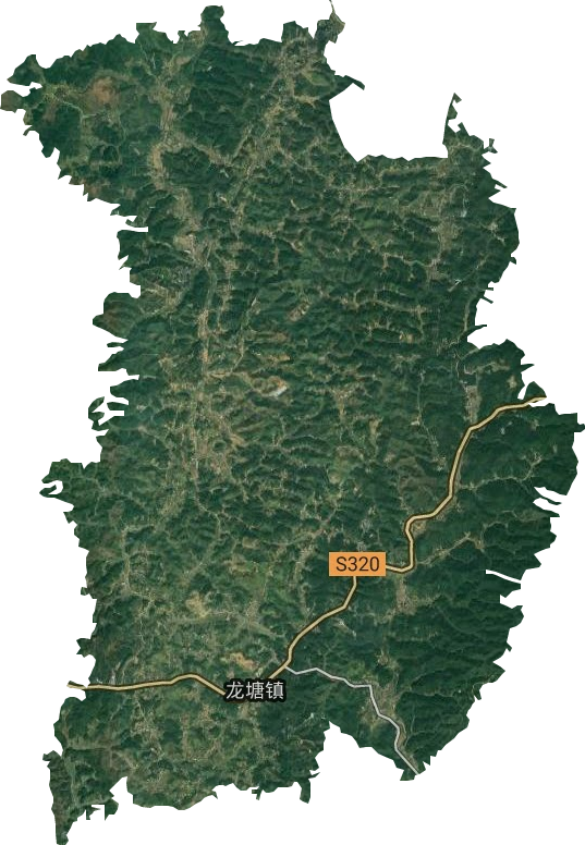 龙塘镇卫星图