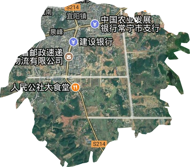 泉峰街道卫星图