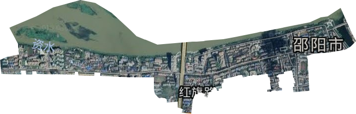 城北路街道卫星图
