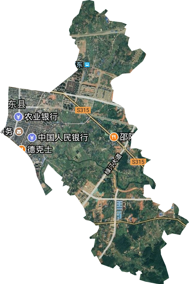 大禾塘街道卫星图